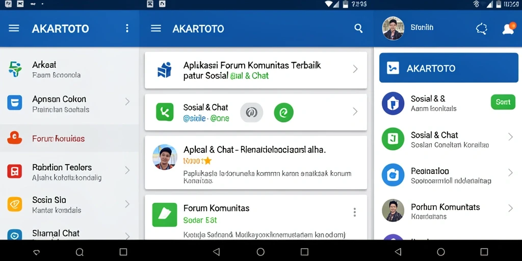 Tampilan antarmuka AKARTOTO yang menarik dan fungsional.