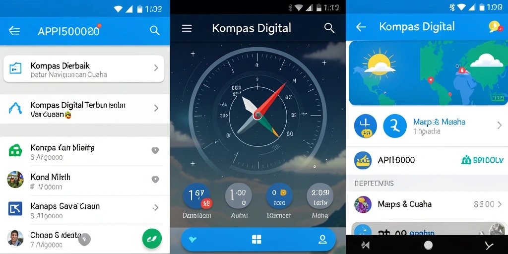 Tampilan antarmuka API5000 yang sederhana dan informatif.
